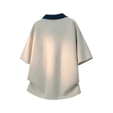 2026美式重磅冰感领扣短袖T桖春夏DX2623特P33控69，男装T恤，电商B208