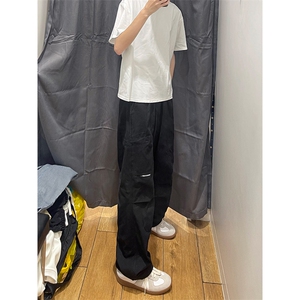08高街款美式工装裤宽松直筒痞帅伞兵裤春夏XZ211-1-K2429-P55图片
