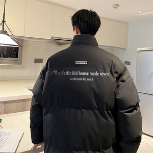 港风宽松抖音直播高品质面包服羽绒棉男外套棉衣M1066特P75图片