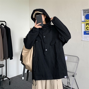 工装外套男士连帽韩版潮流秋季夹克痞帅ins港风百搭潮WT8813-p55图片