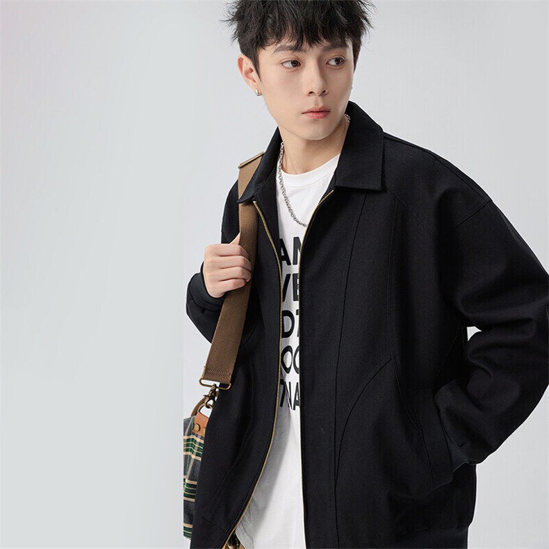 2025春季新款水洗棉夹克男青少年学生潮流外套,男装夹克,星座1206（原A206）