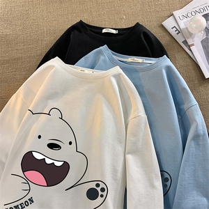 控48重磅230g纯棉长袖t恤男大码圆领卫衣打底衫TX3131-P28