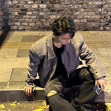 《自拍图》不规则拉链PU皮衣外套男款春季潮牌JD011-P88，男装皮衣，星座1109-4