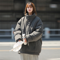现货美式高街休闲夹克冬季立领纯色三防户外工装加厚棉服外套，男装夹克，电商A486
