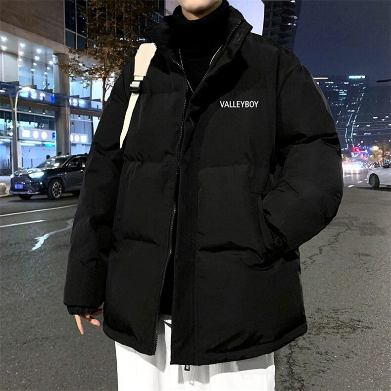 面包服男生秋冬季韩版潮流加厚棉服立领潮牌ins宽松痞帅棉衣外套图片