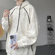 WY10141-特批48控88高品质扎染面料连帽设计感大码男潮流卫衣，男装卫衣，电商A059