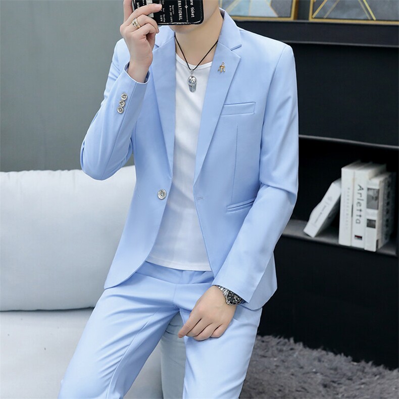 507A-T916-P1252025春夏男士西服西裤两件套装职业装,男装西服,星座507A（原星座306B-2）