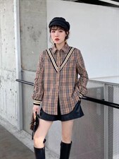 加绒衬衫，女装衬衫，依伊贝诺