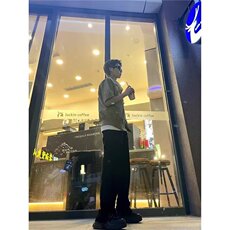 青少年设计感小众拉链外套衬衫男女装夏季新款宽松休闲短袖上衣，男装T恤，星座506A
