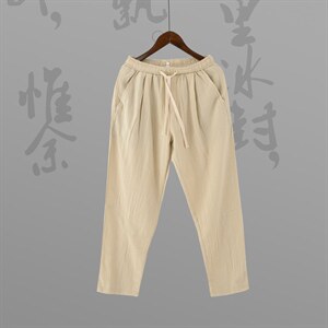 春秋季休闲裤子男宽松亚裤韩版潮流九分裤长裤直筒K22P18图片