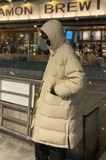 90%白鸭羽绒服D5566-TP245348冬季潮牌保暖撞色休闲羽绒服，男装羽绒服，电商A102