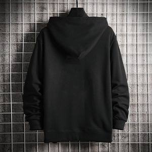 KS21098-P38 加绒款-P43 连帽开衫卫衣男运动外套大码班服 网格图片