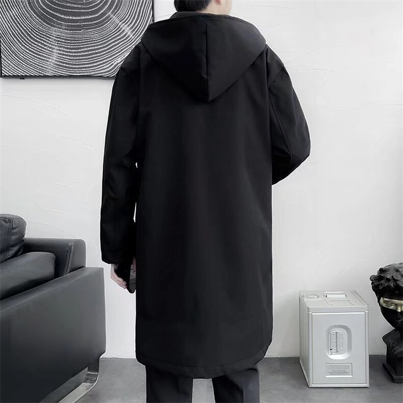 港风休闲男士春季风衣中长款FX60P60,男装风衣,星座1116-2