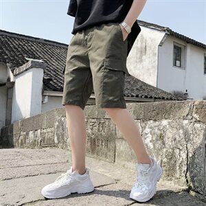 青少年夏季工装短裤男生夏天五分裤男孩休闲裤夏装薄S503图片