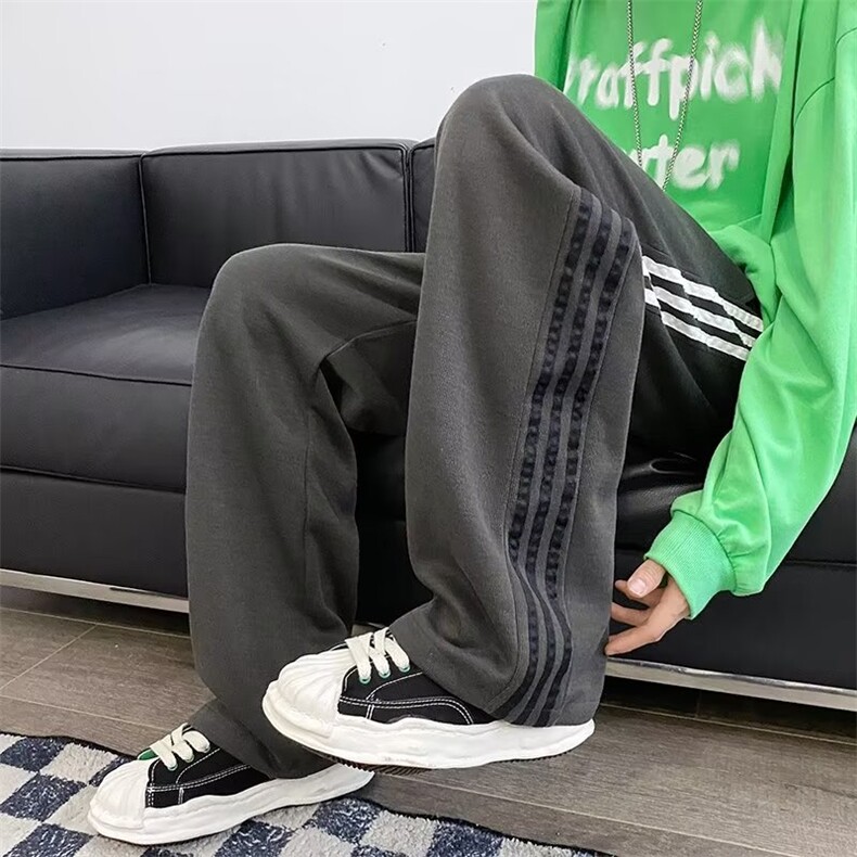 美式街头vibe卫裤男潮高街ins运动裤D112P35,男装休闲裤,星座1116-2