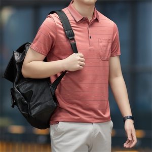 POLO衫男半袖衣服男士体恤衫T恤潮牌休闲翻领爸爸短袖WK5873-P50