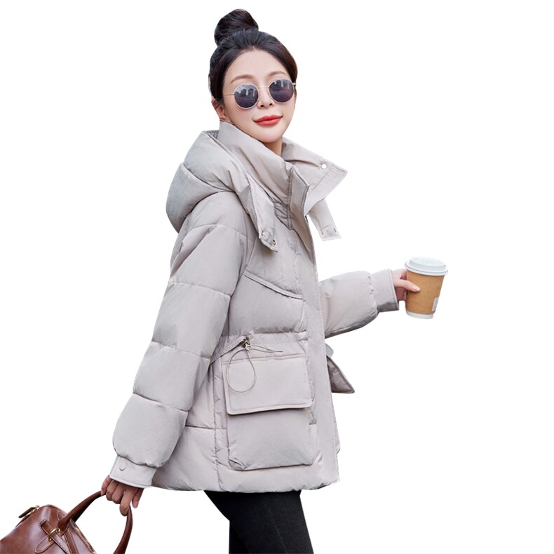冬季新款羽绒棉棉衣女短款加厚保暖外套收腰显瘦时尚百搭棉服,女装棉衣/棉服,利佳可人