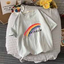 YT26064-P30亚麻短袖t恤男大码五分袖男宽松七分袖港风摆拍,男装T恤,电商A040