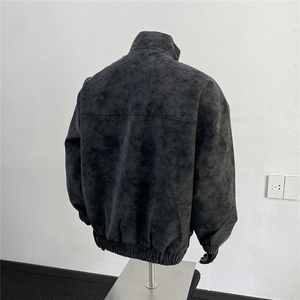 美式高阶   秋冬PU棒球服夹克痞帅百搭情侣外套 J562506  TP70图片