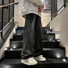 XZ616秋季新款复古设计感牛仔裤休闲长裤TY969P65控78，男装牛仔裤，星座512A（原616）