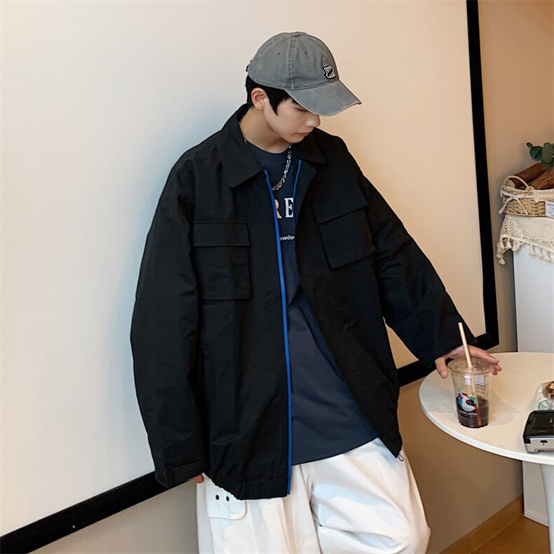 轻熟风男装高级感夹克外套男秋季情侣款工装潮牌棒球服JM09-P59,男装夹克,星座1008