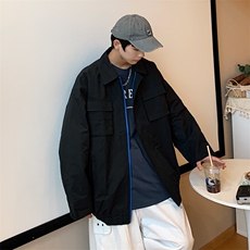 轻熟风男装高级感夹克外套男秋季情侣款工装潮牌棒球服JM09-P59，男装夹克，星座1008