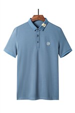 夏季新款男士翻领短袖t恤中年有领男装上衣服休闲POLO衫，男装T恤，电商B212（原钱塘6029）