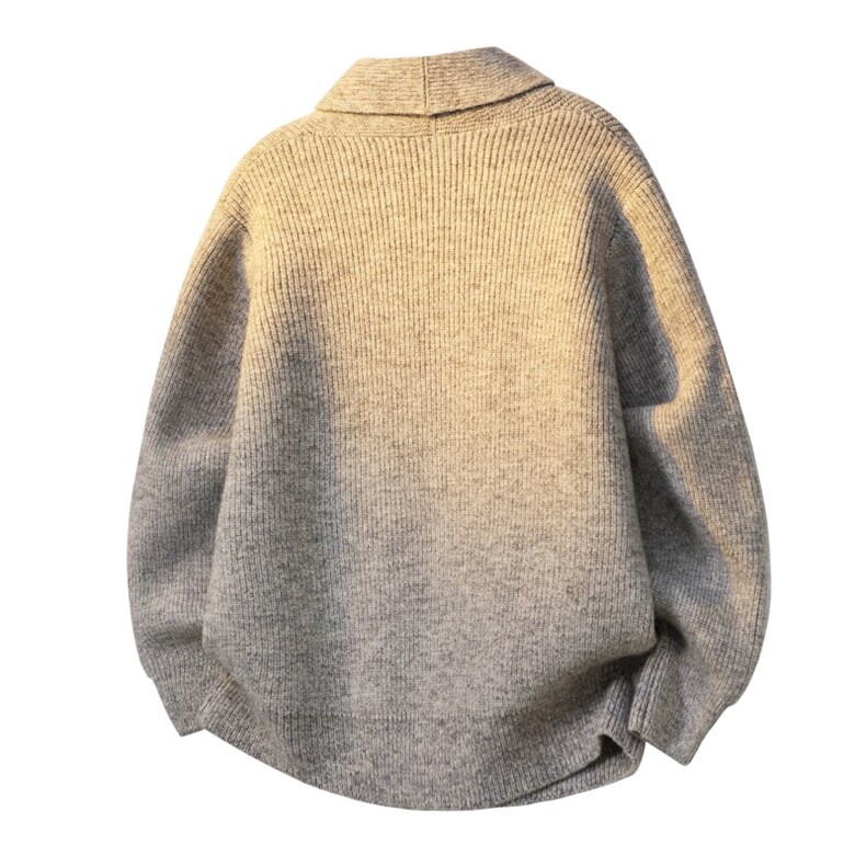 A135-2506男士西装领双排扣开衫毛衣高品质P98控139量大差价大,男装针织衫/毛衣,电商A135（原星座819）