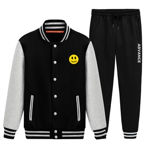 棒球服运动装套情侣学生卫衣两件套大码秋装XZ102A-4-Q8637-P95,女装职业装,星座211-2