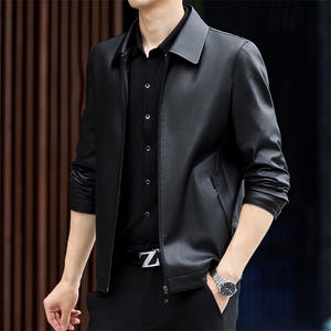 FA6006钱塘2020-3冬季厚款时尚休闲帅气中年男士皮衣外套P150