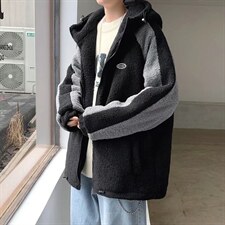 冬季青年羊羔绒港风加棉加厚棉衣夹克男外套潮WY25-P55控价78,男装棉衣,星座308B-2