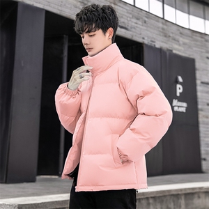 冬季纯色棉衣男加厚青年休闲棉服棉袄潮A266-P03-P35特批黑色P35图片