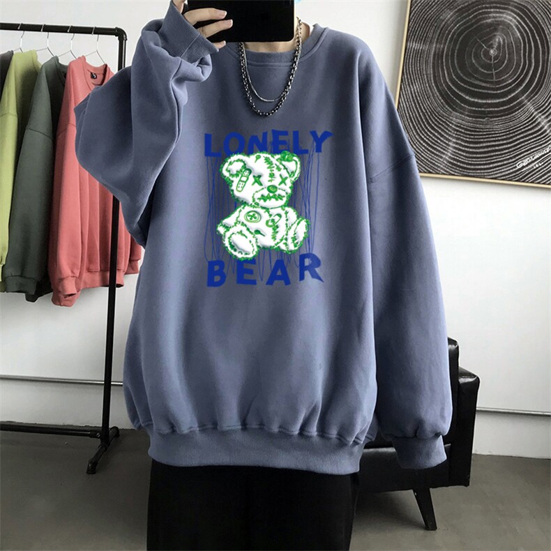 WTT情侣印花圆领秋冬卫衣常规P30加绒P40S-5XL支持定制,男装卫衣,星座115A-3