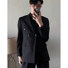 西装外套男痞帅风垫肩小西服春秋款老钱风穿搭上衣XW10，男装西服，星座1116A（原606A-3）