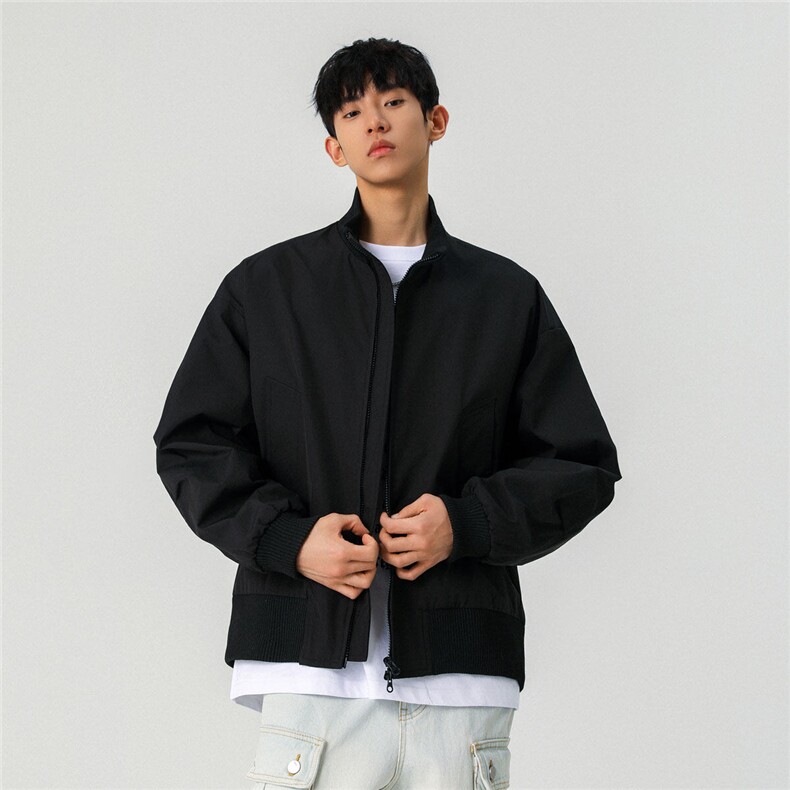 数据款！2025年春季新品美式短款夹克男学生棒球服情侣装105-P65，男装夹克，电商C213(原B265)