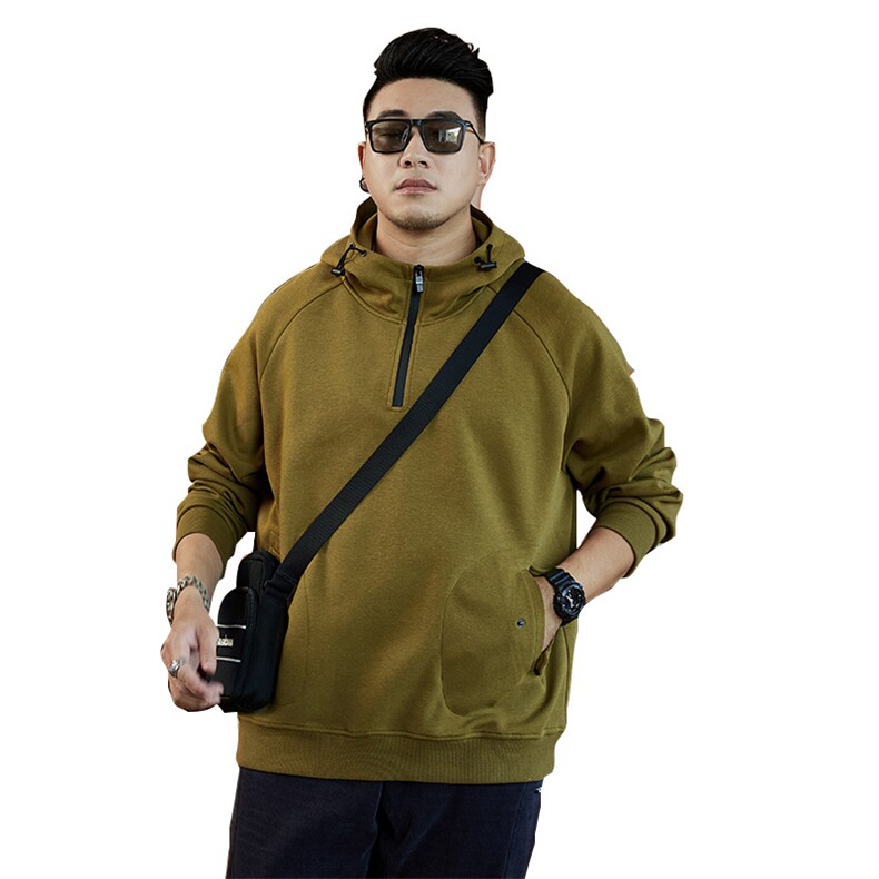 M-8XL秋季大码胖男生时尚休闲连帽个性拼接卫衣男98,男装卫衣,星座209