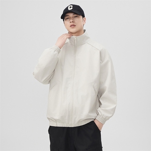 新款中性风户外夹克男立领纯色上衣冲锋衣外套DSA157B-JK7822-P50图片