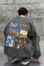 抖音供货、复合重磅360克现货圆领卫衣宽松D223A-YL2348-特P28，男装卫衣，电商019-1