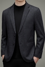 DJ6858钱塘2020-3秋冬季新款商务休闲简约合身中年男士西服P157，男装西服，钱塘207-3