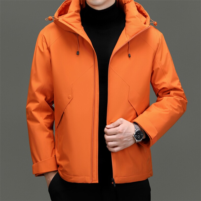 BNYR3996钱塘2020-2时尚简约冬季厚款中年男士90鸭绒羽绒服P265,男装羽绒服,钱塘207-2