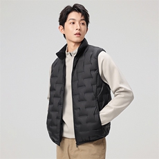 主推新款90绒子轻薄情侣装羽绒服秋冬男款休闲轻薄羽绒服马甲外套，男装羽绒服，钱塘723