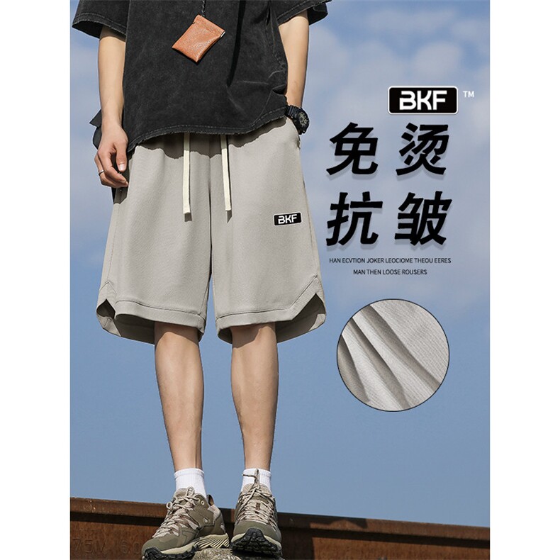 潮流宽松透气百搭五分裤清爽透气宽松短裤 XD2319-特批35图片