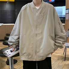 A946P52男秋装夹克薄外套港风休闲青年男上衣棒球外套纯色，男装夹克，星座512-6