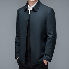 CXY215钱塘2020-2中年男士商务休闲冬季厚款百搭薄款羽绒服P160，男装羽绒服，钱塘207-2