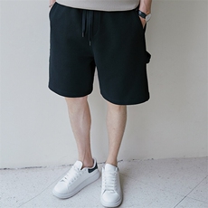 重磅短裤男夏季休闲五分裤韩版宽松运动纯棉针织5分裤子24D10-P80，男装牛仔裤，电商A355（原A415）