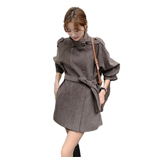 【新款】24秋韩系宽松短款风衣6611-P165-K258，女装风衣，2C305