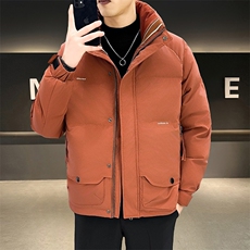 立领拼接羽绒服男士2026冬季新款潮流帅气轻薄外套高品质男装，男装羽绒服，星座218-1（原230）