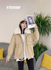 【现货】羽绒大毛领派克两个码，两个颜色ml，其它，Moshus摩述