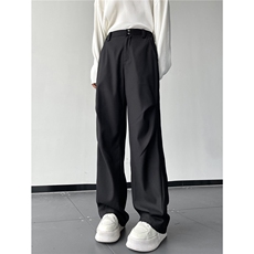 XZ612-K674-P55控78夏季薄款解构立体裁剪西裤冰丝休闲长裤1，男装西裤，星座612