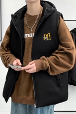 秋冬季港风棉衣马甲潮流宽松加厚保暖潮流棉服男MF06P68控98，男装棉衣，电商A086
